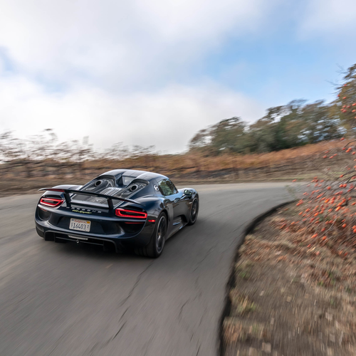 2015 Porsche 918 Spyder Rear View