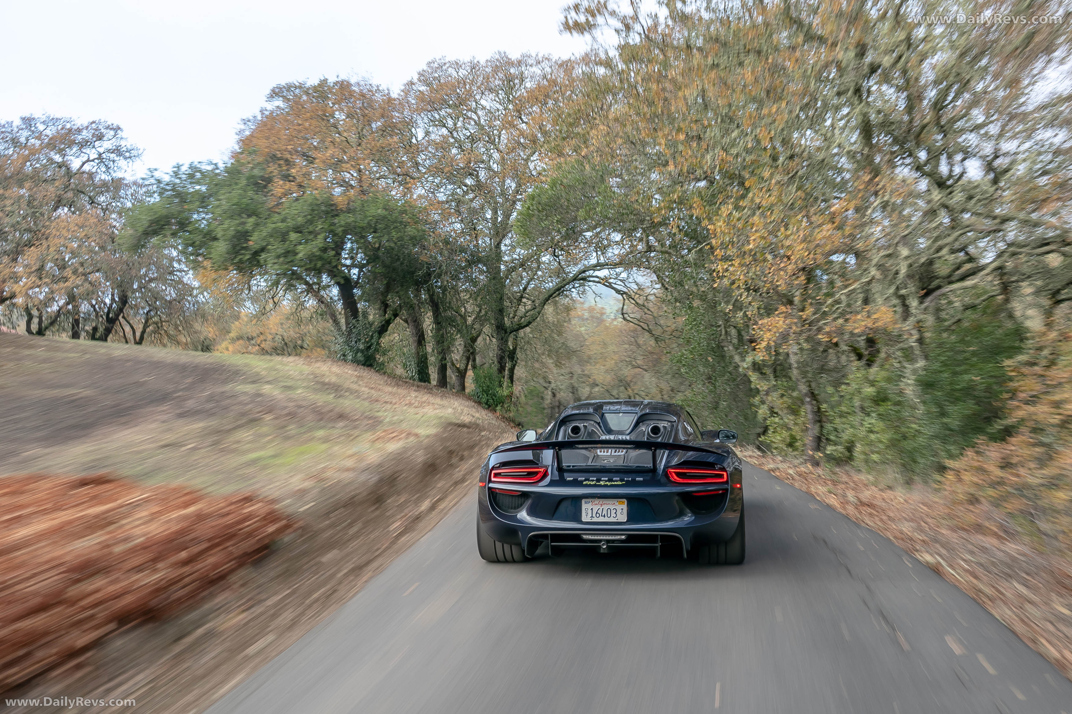 2015 Porsche 918 Spyder Rear View