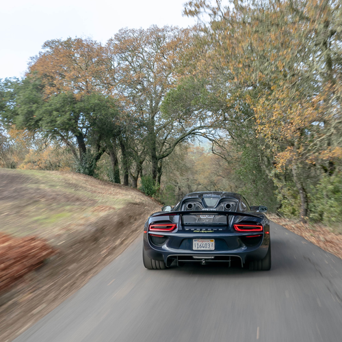 2015 Porsche 918 Spyder Rear View