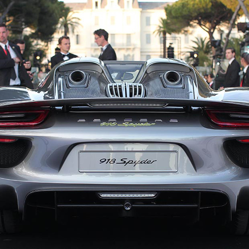 2015 Porsche 918 Spyder Rear View