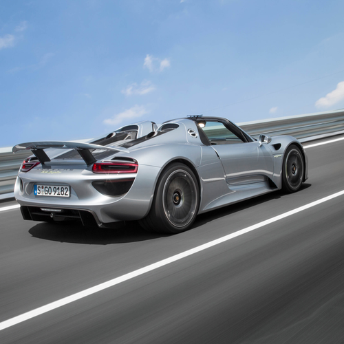 2015 Porsche 918 Spyder Rear View