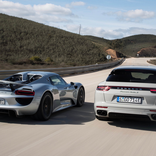 2015 Porsche 918 Spyder Rear View