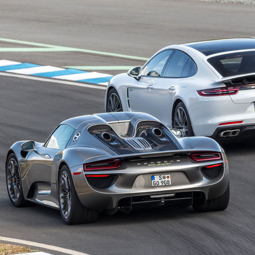 2015 Porsche 918 Spyder Rear View