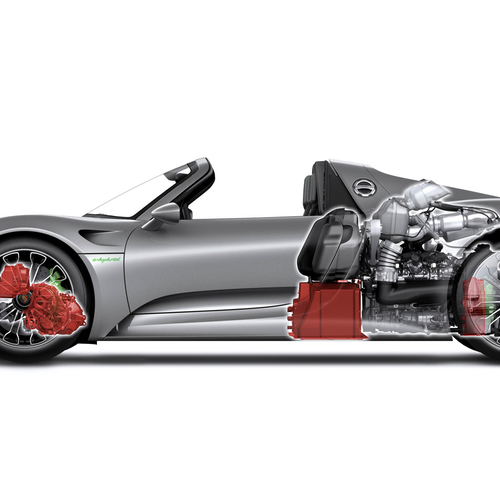 2015 Porsche 918 Spyder Sketches