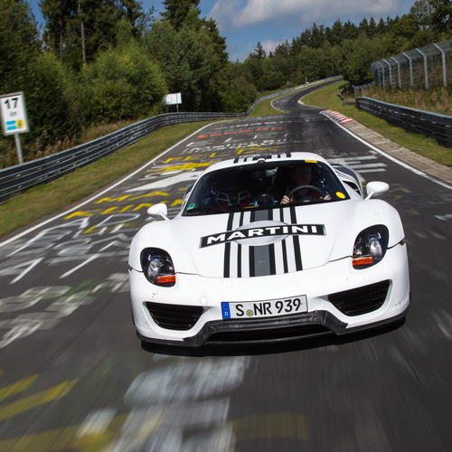 2012 Porsche 918 Spyder Prototype Front View