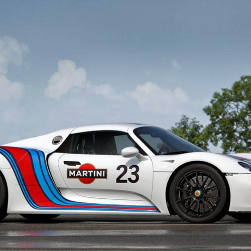 2012 Porsche 918 Spyder Prototype Side View