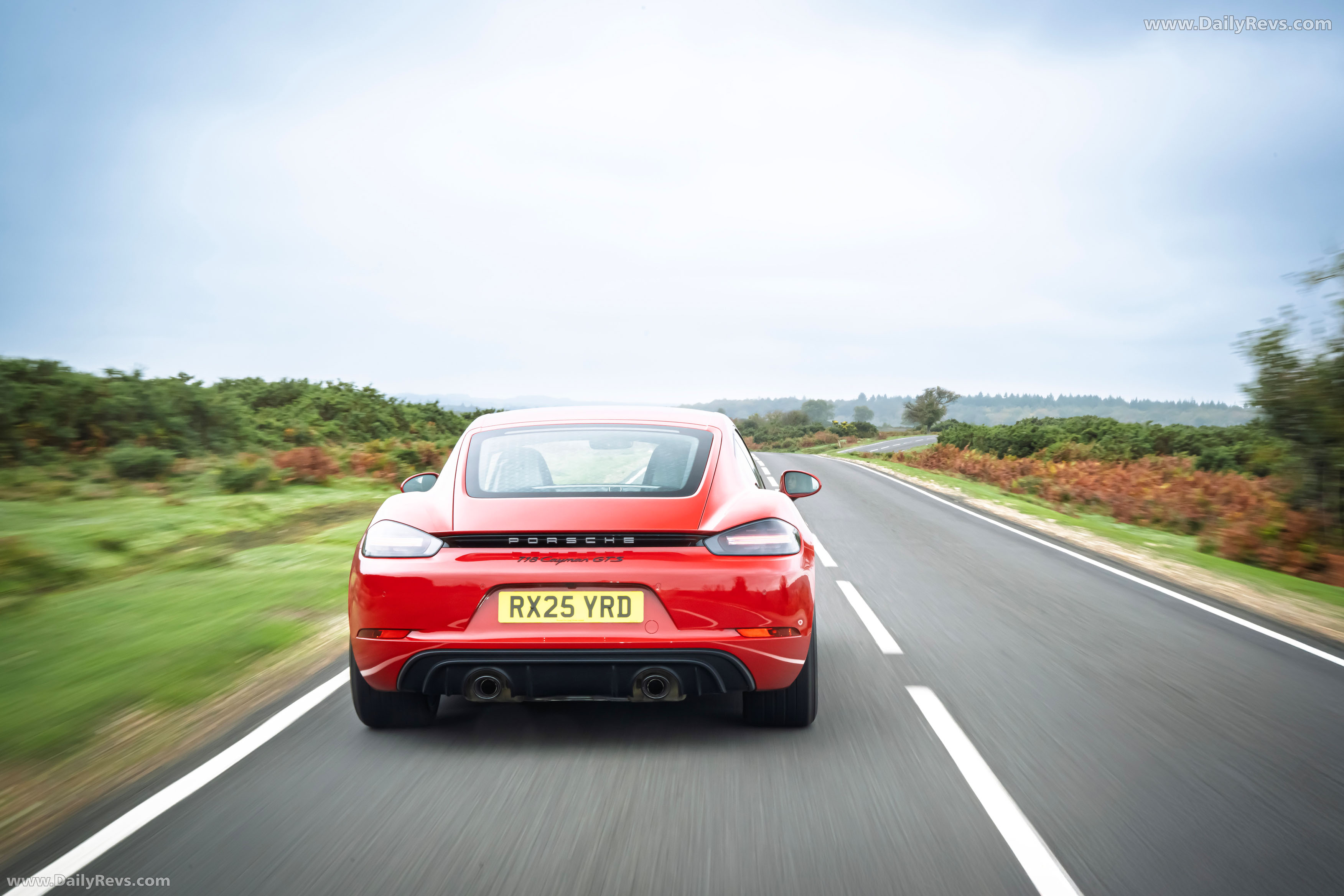 2026 Porsche 718 Cayman GTS 4.0 982 UK Version Rear View