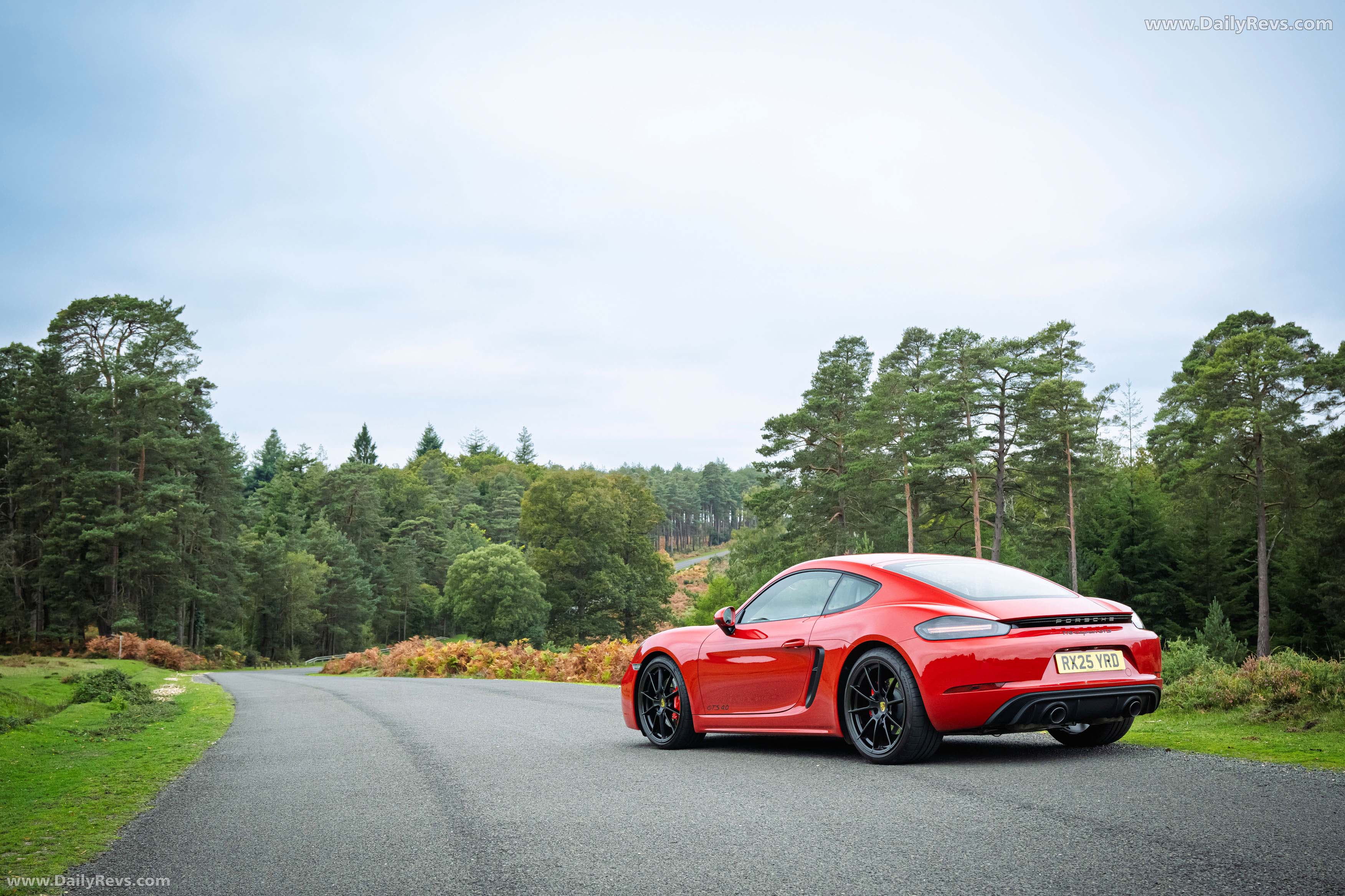 2026 Porsche 718 Cayman GTS 4.0 982 UK Version Rear View