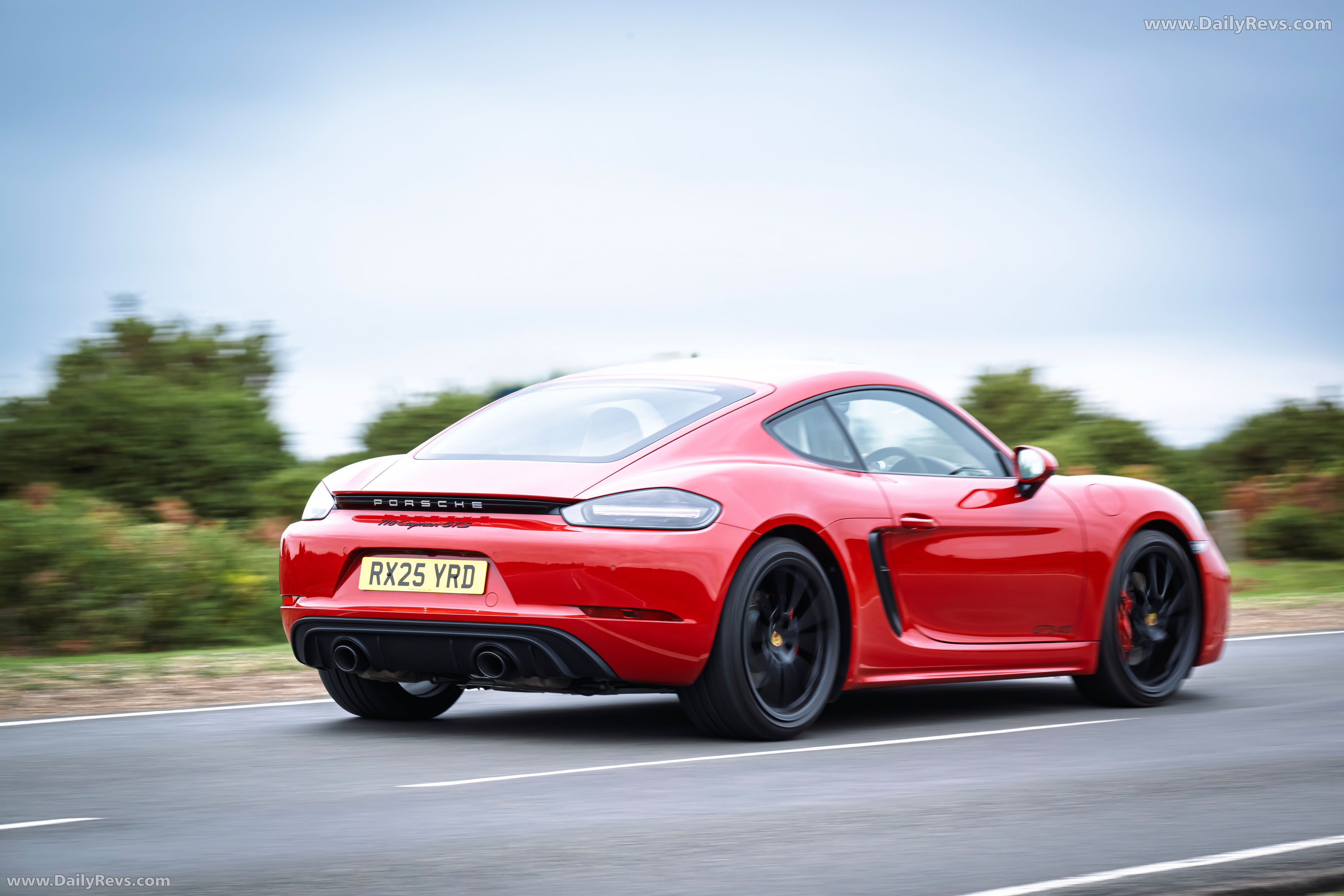 2026 Porsche 718 Cayman GTS 4.0 982 UK Version Rear View