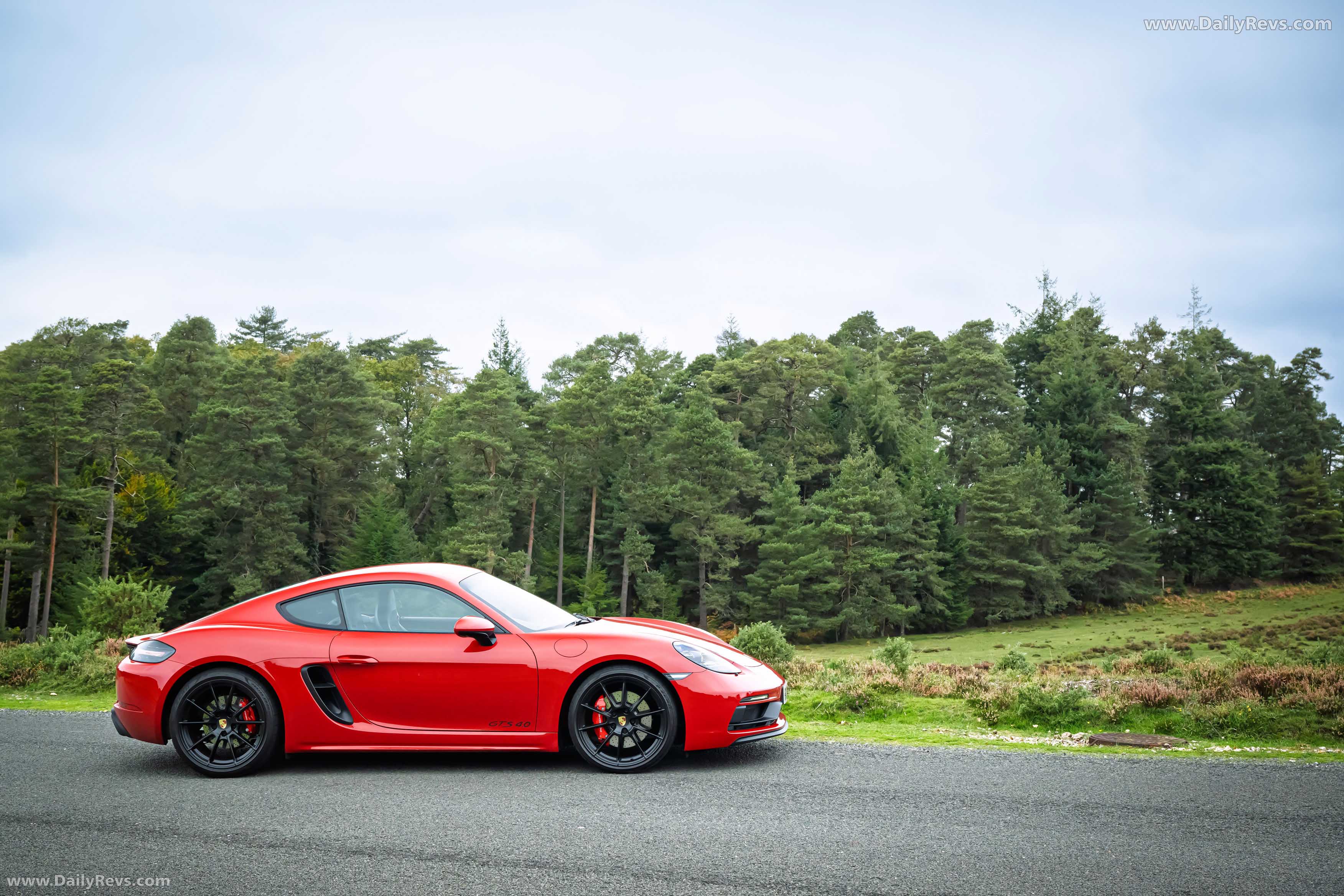 2026 Porsche 718 Cayman GTS 4.0 982 UK Version Side View