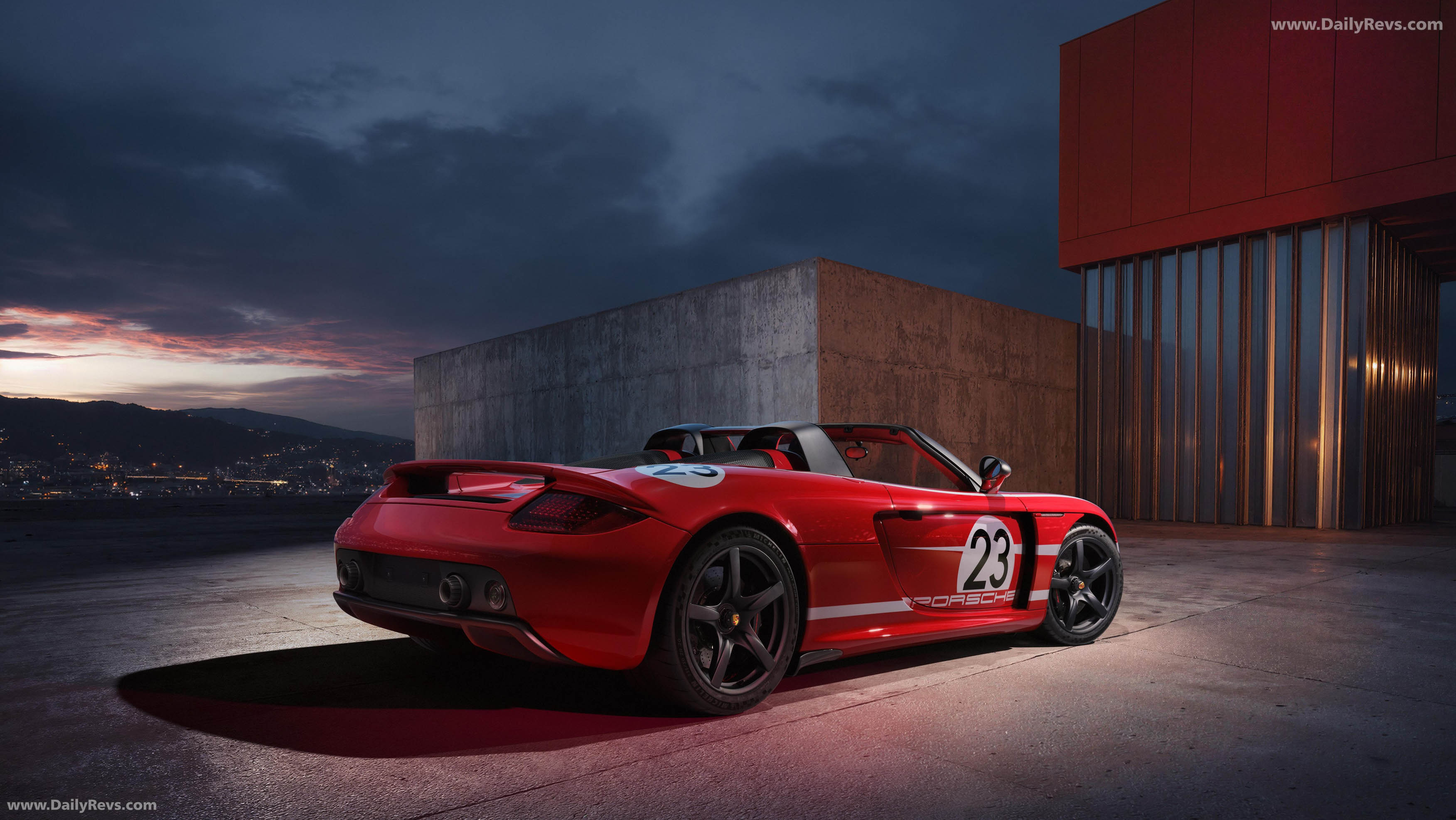 2025 Porsche Carrera GT in Salzburg Design Rear View
