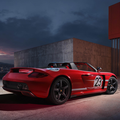 2025 Porsche Carrera GT in Salzburg Design Rear View