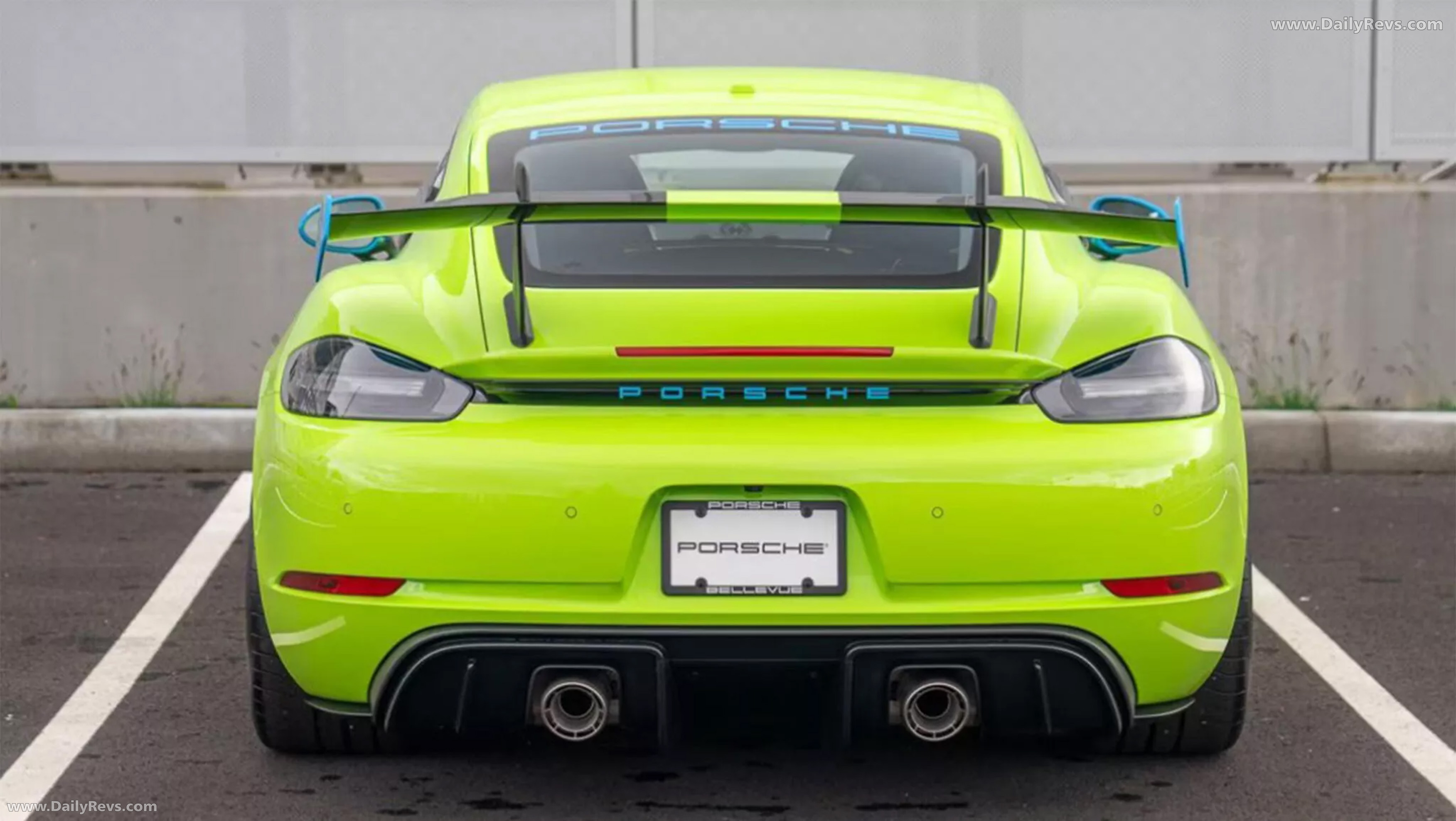 2025 Porsche 718 Cayman GT4 RS Sonderwunsch Rear View