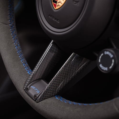 2026 Porsche Macan GTS H2 Gentian Blue Interior