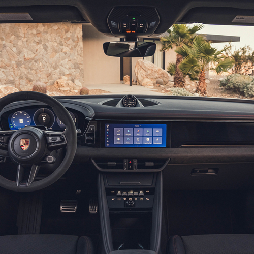 2026 Porsche Macan GTS H2 Carmine Red Interior