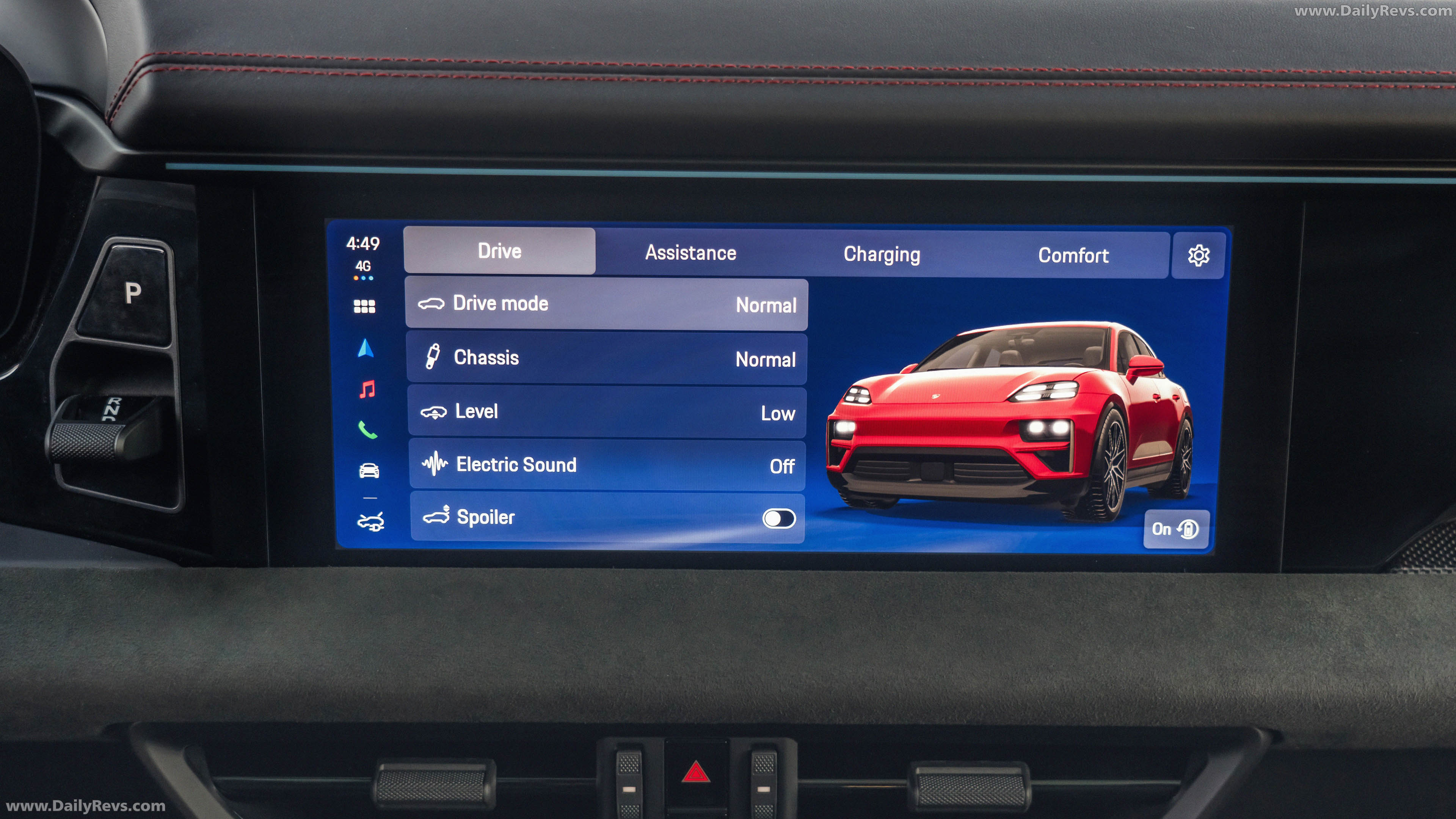 2026 Porsche Macan GTS H2 Carmine Red Interior