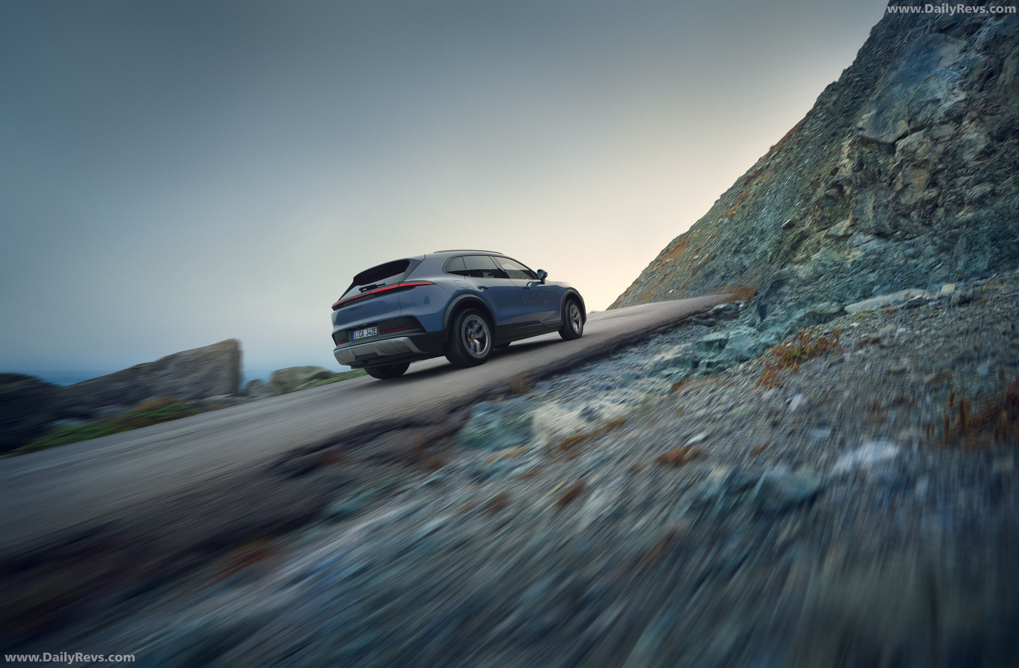 2027 Porsche Cayenne S Electric Rear View