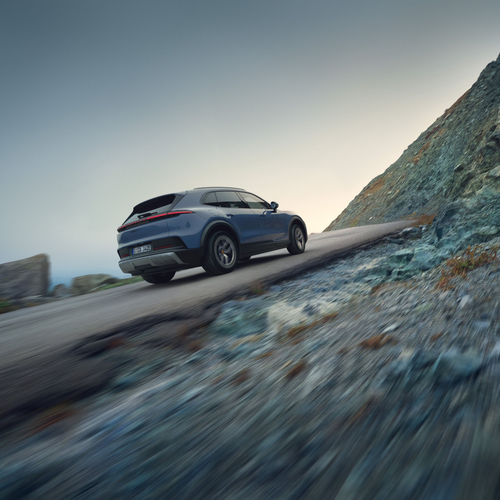 2027 Porsche Cayenne S Electric Rear View