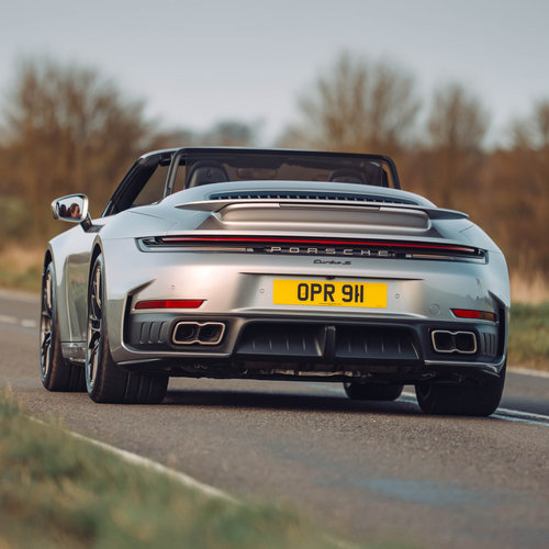 2026 Porsche 911 Turbo S Cabriolet 992 ll UK Version Rear View