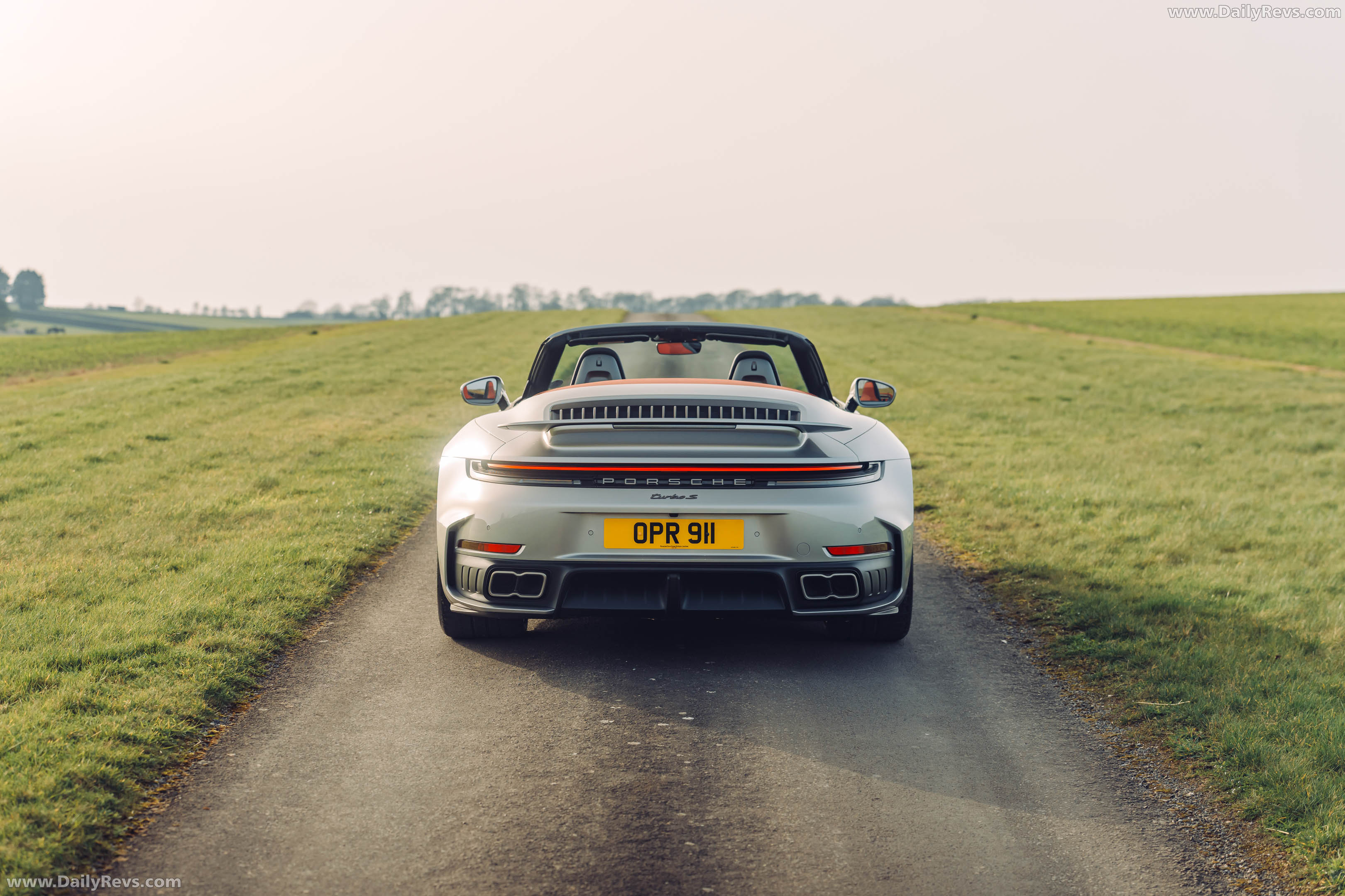 2026 Porsche 911 Turbo S Cabriolet 992 ll UK Version Rear View
