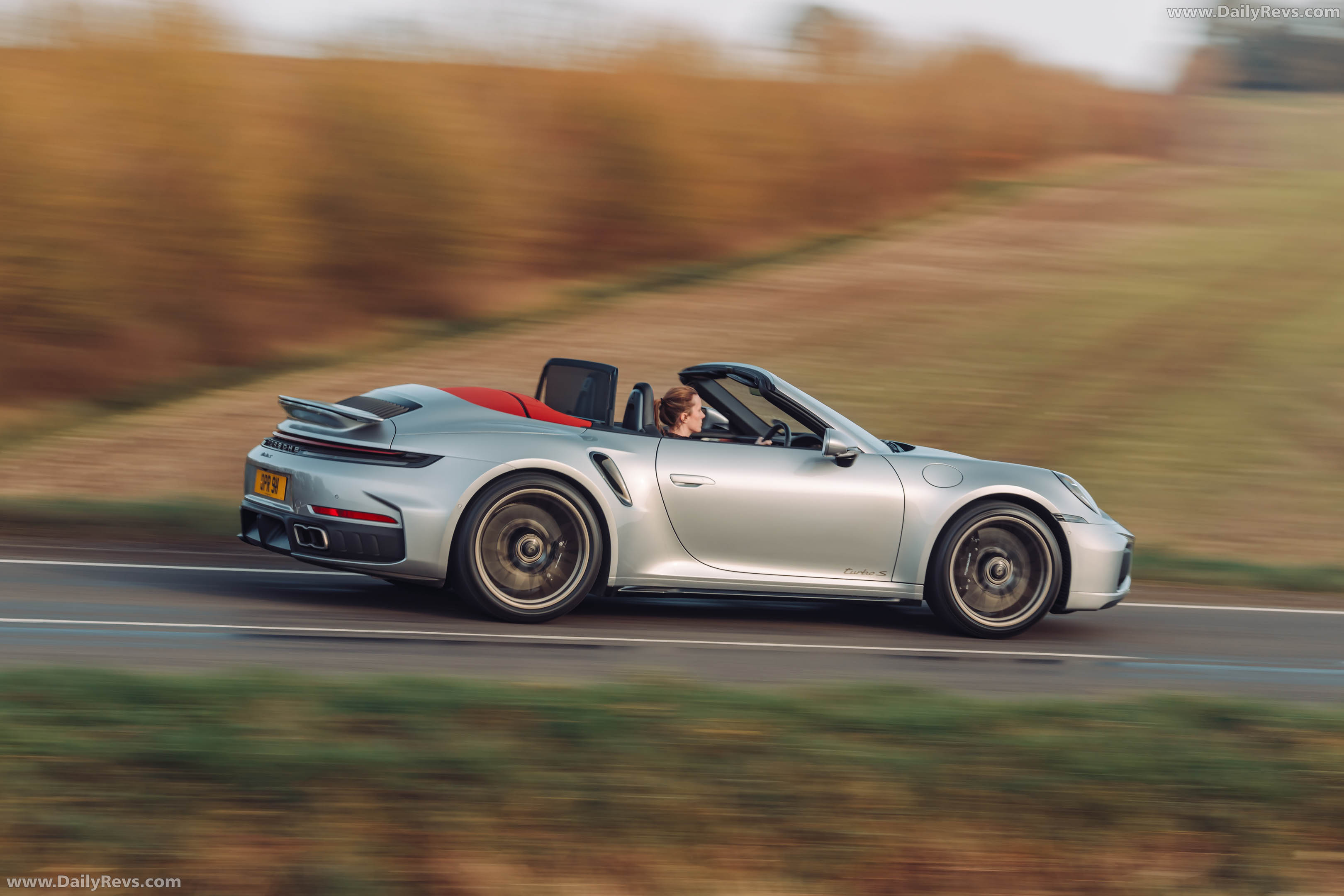 2026 Porsche 911 Turbo S Cabriolet 992 ll UK Version Side View