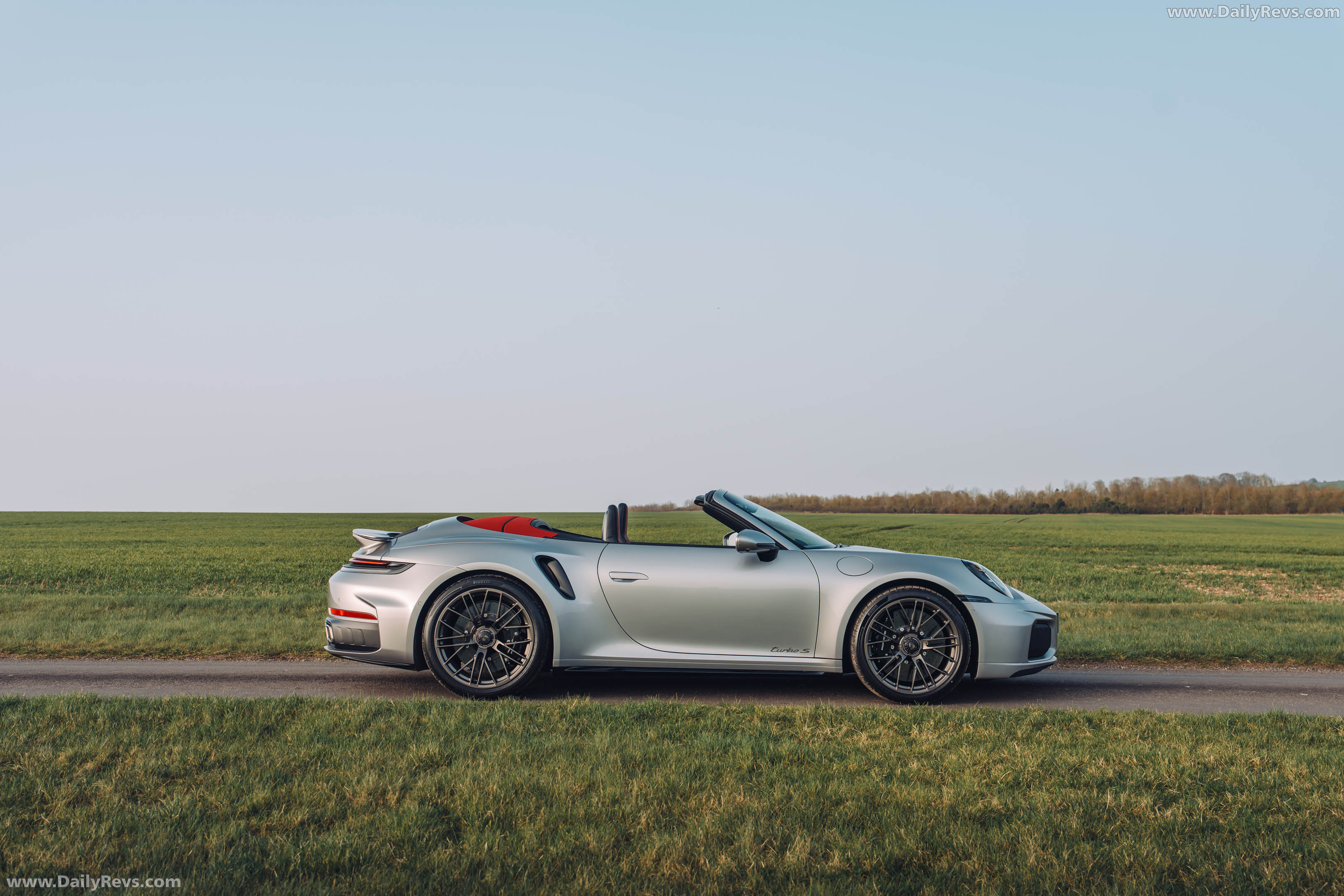 2026 Porsche 911 Turbo S Cabriolet 992 ll UK Version Side View