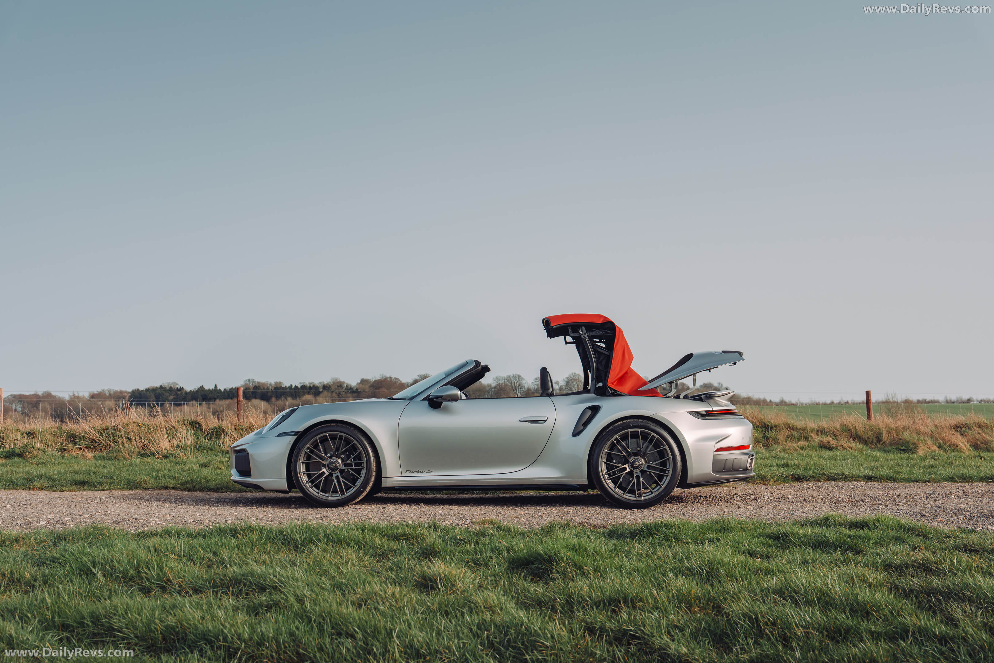 2026 Porsche 911 Turbo S Cabriolet 992 ll UK Version Side View