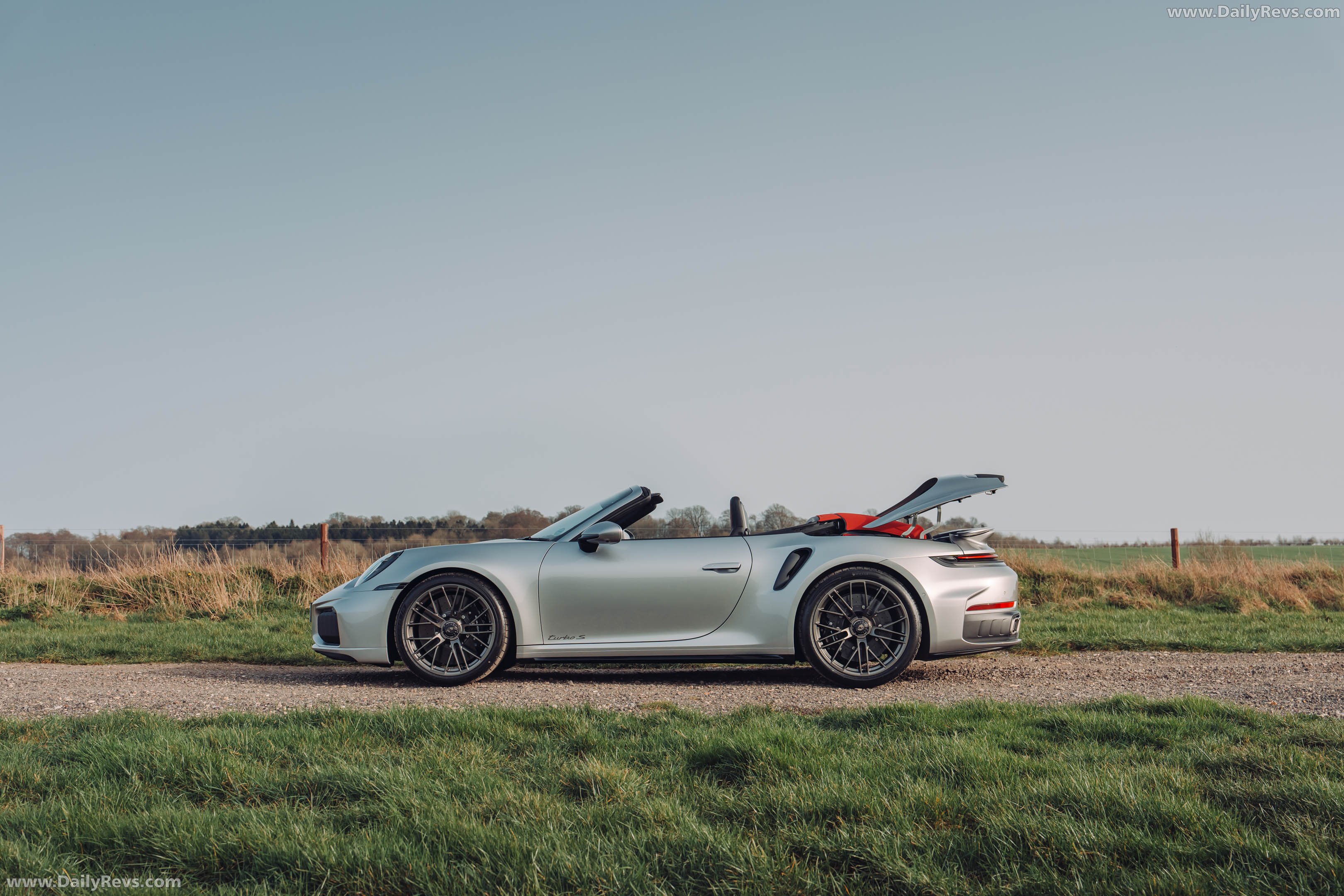 2026 Porsche 911 Turbo S Cabriolet 992 ll UK Version Side View