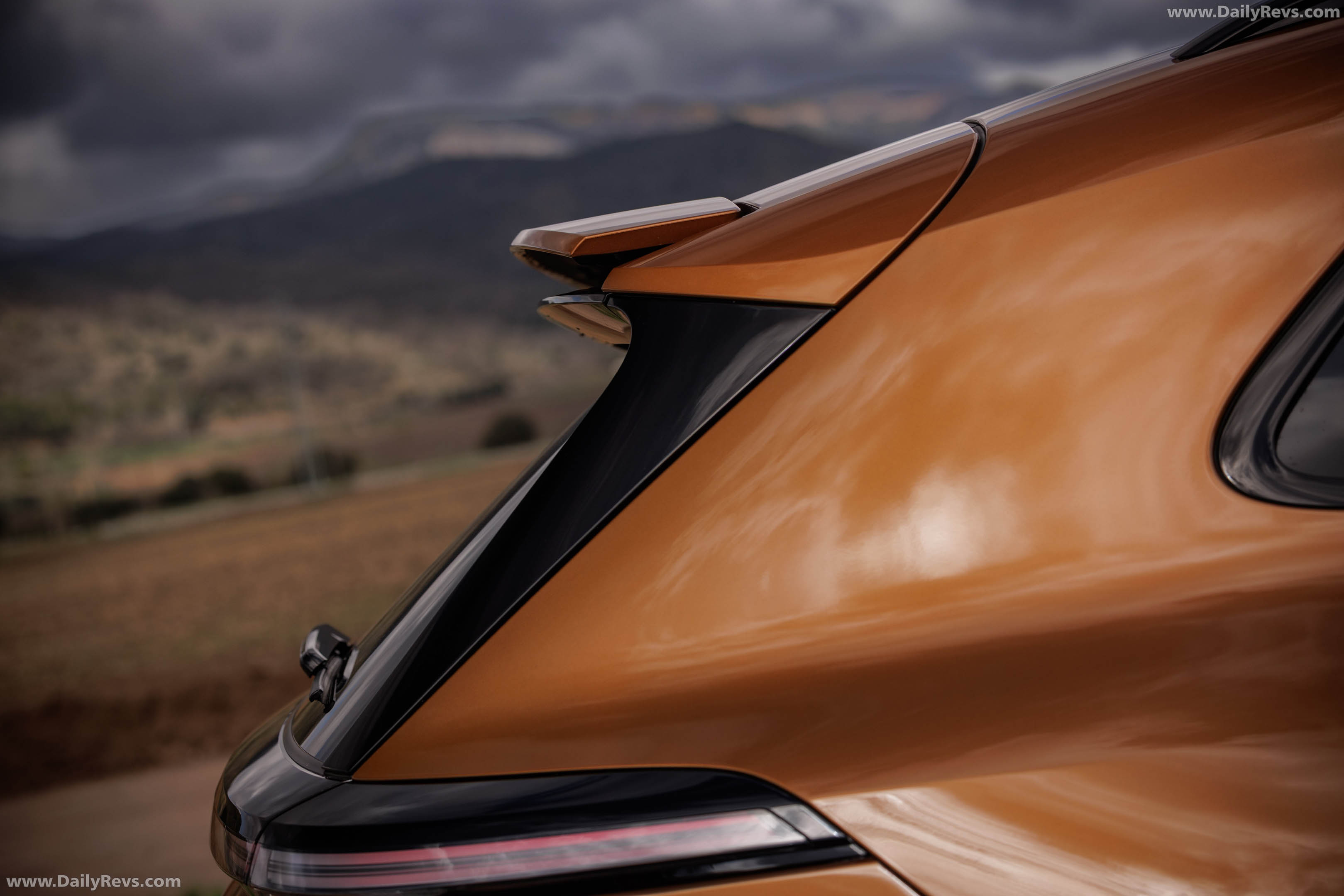2027 Porsche Cayenne Electric E4 Madeira Gold Exterior