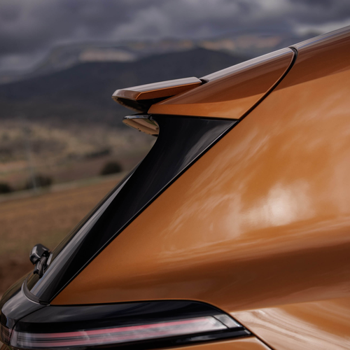 2027 Porsche Cayenne Electric E4 Madeira Gold Exterior