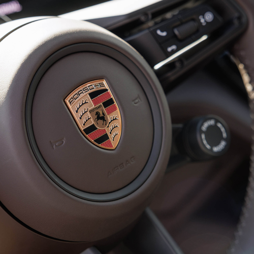 2027 Porsche Cayenne Electric E4 Madeira Gold Interior