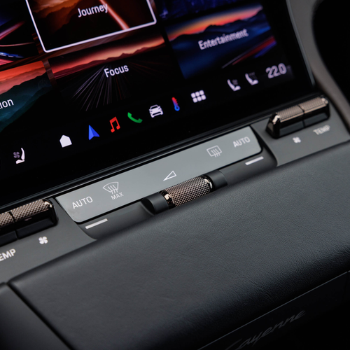 2027 Porsche Cayenne Electric E4 Madeira Gold Interior