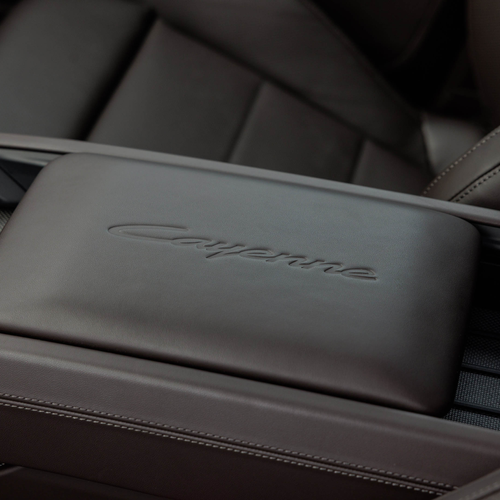 2027 Porsche Cayenne Electric E4 Madeira Gold Interior