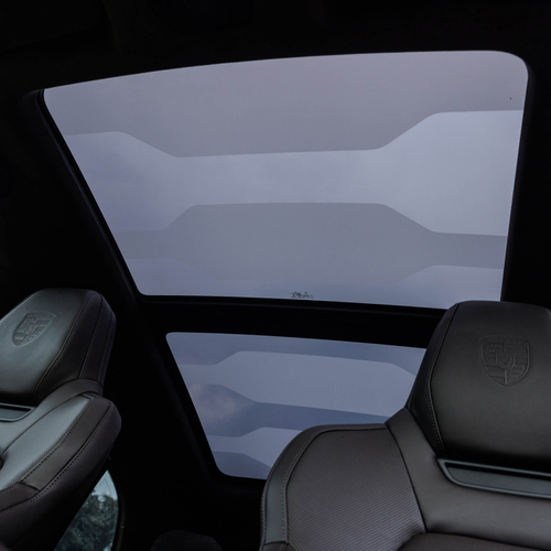 2027 Porsche Cayenne Electric E4 Madeira Gold Interior