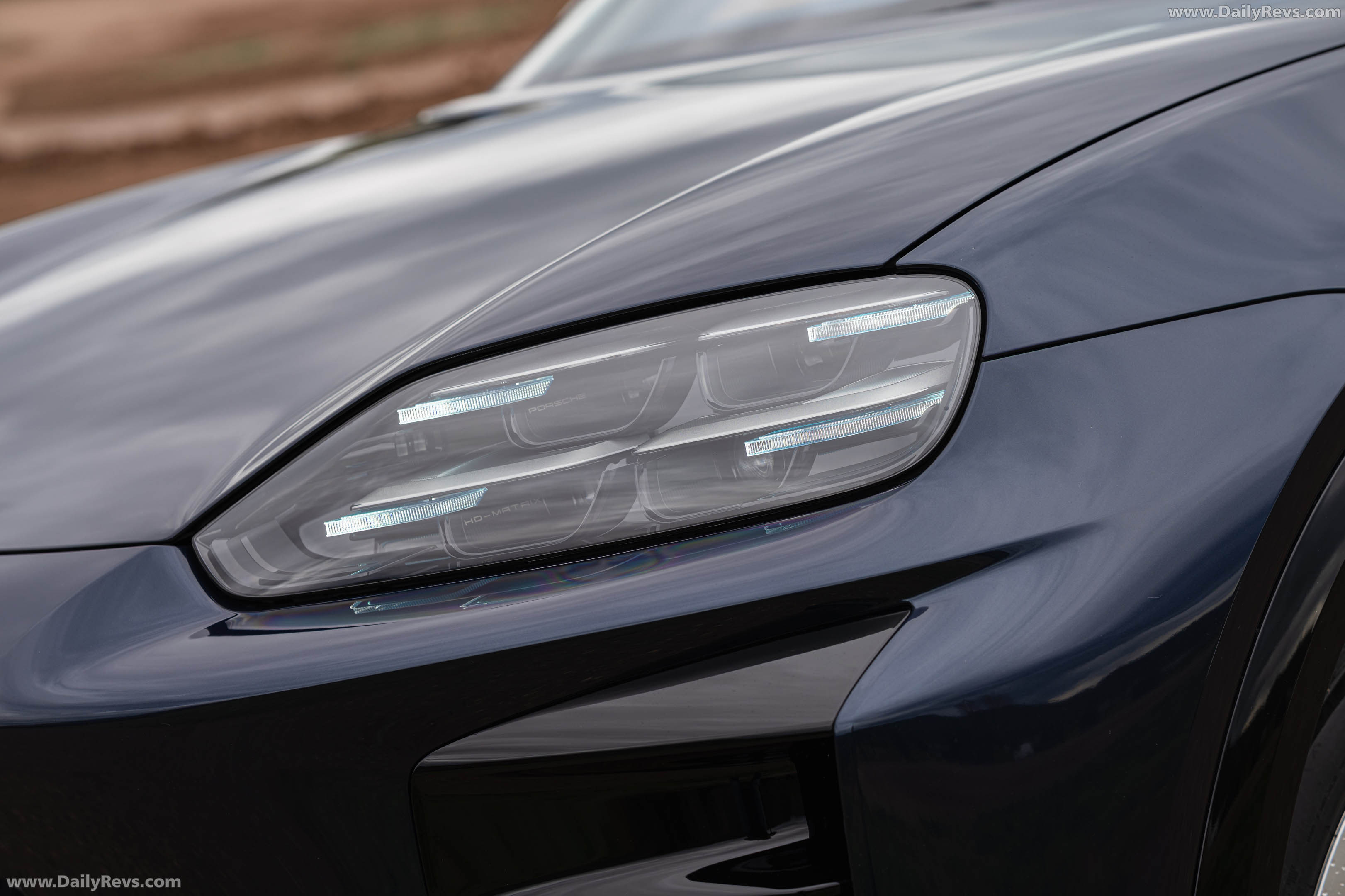 2027 Porsche Cayenne Turbo Electric E4 Algarve Blue Exterior