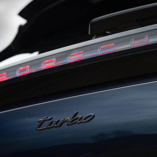 2027 Porsche Cayenne Turbo Electric E4 Algarve Blue Exterior