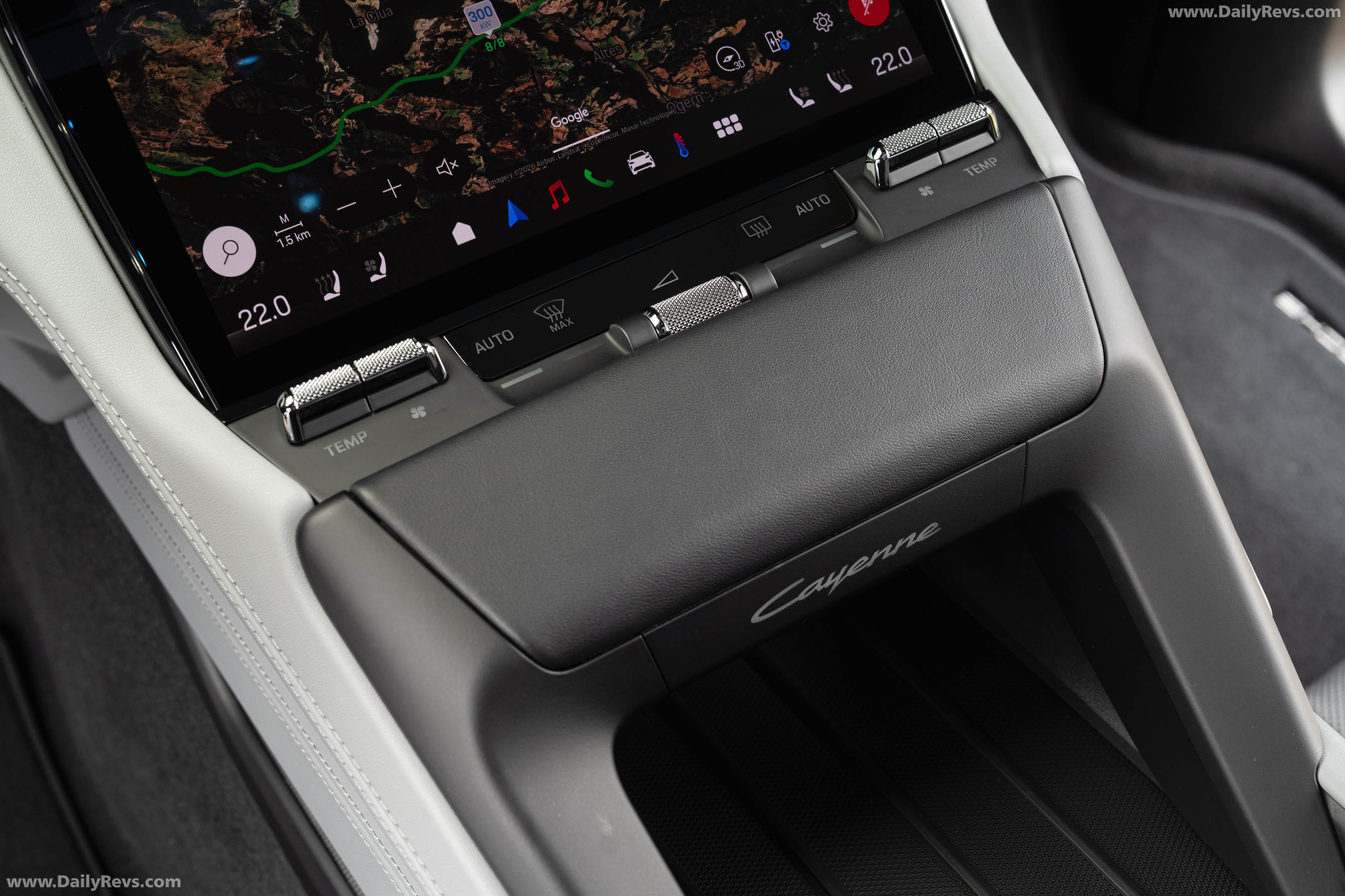 2027 Porsche Cayenne Turbo Electric E4 Algarve Blue Interior