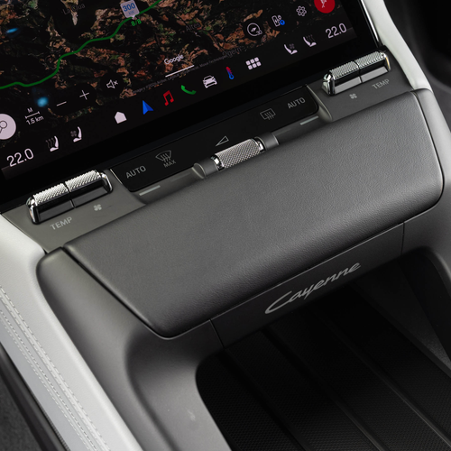 2027 Porsche Cayenne Turbo Electric E4 Algarve Blue Interior