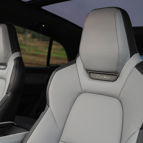 2027 Porsche Cayenne Turbo Electric E4 Algarve Blue Interior