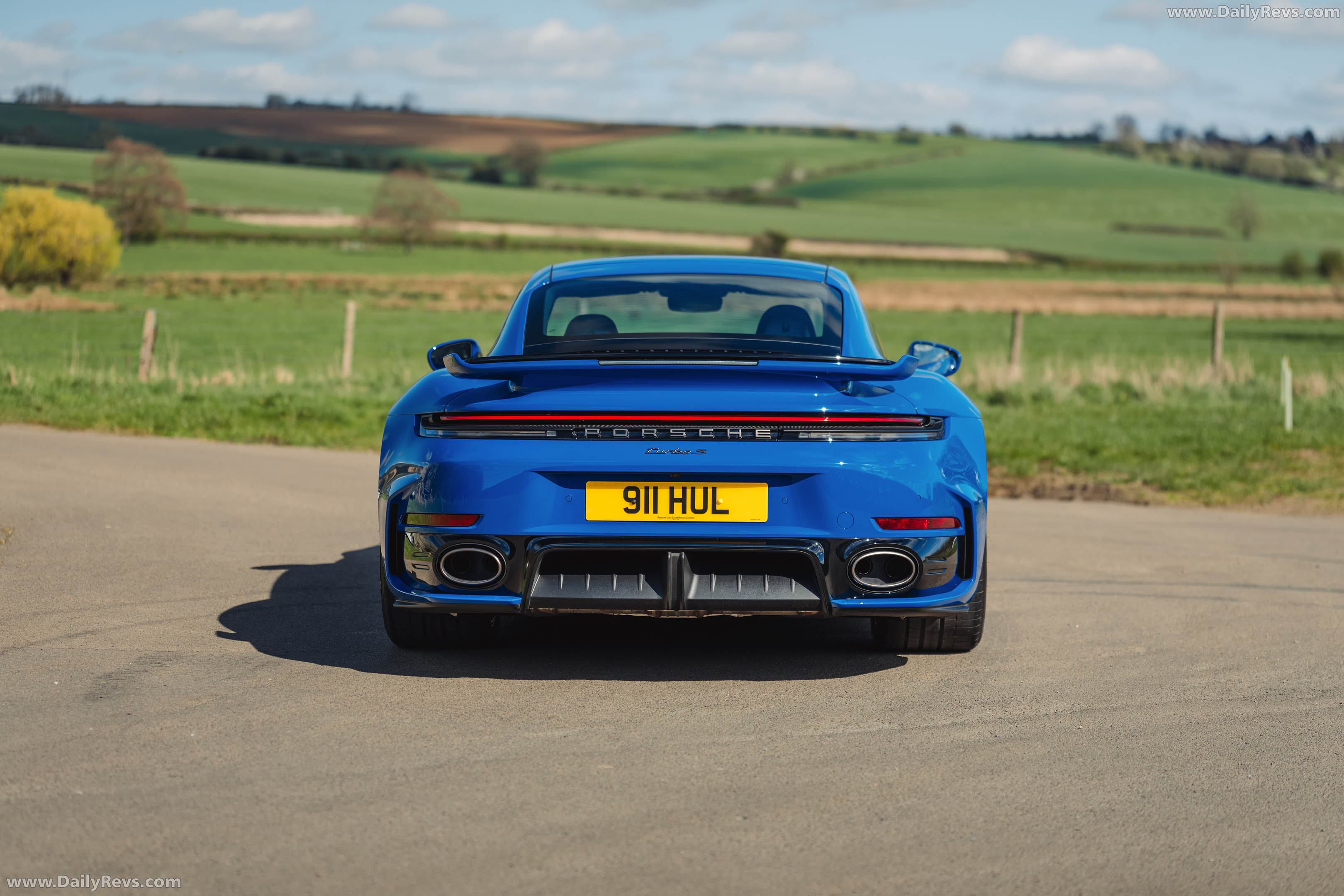 2026 Porsche 911 Turbo S 992 ll UK Version Rear View