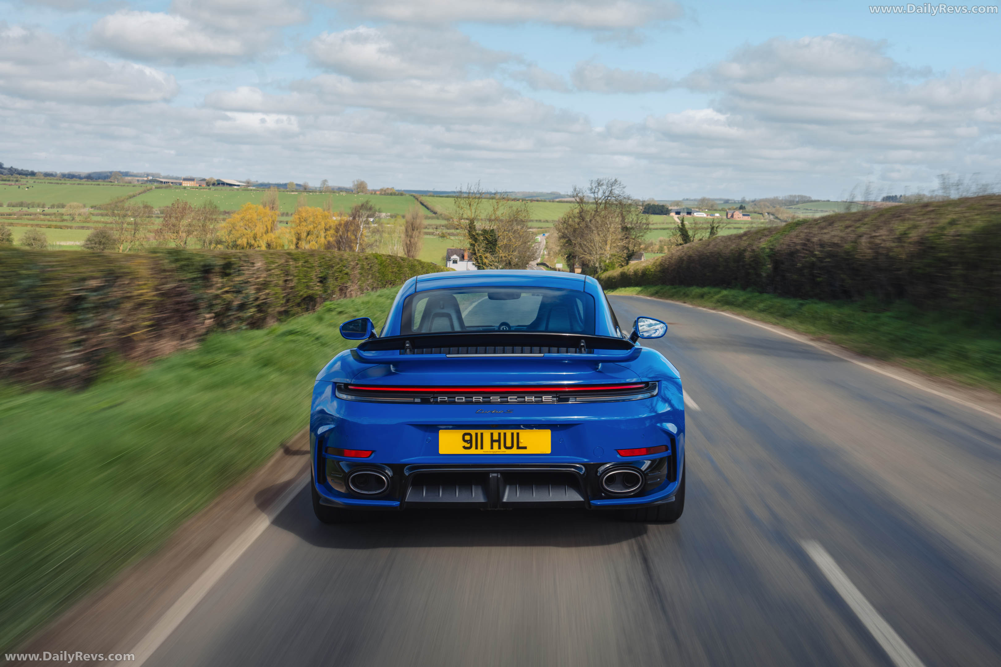 2026 Porsche 911 Turbo S 992 ll UK Version Rear View