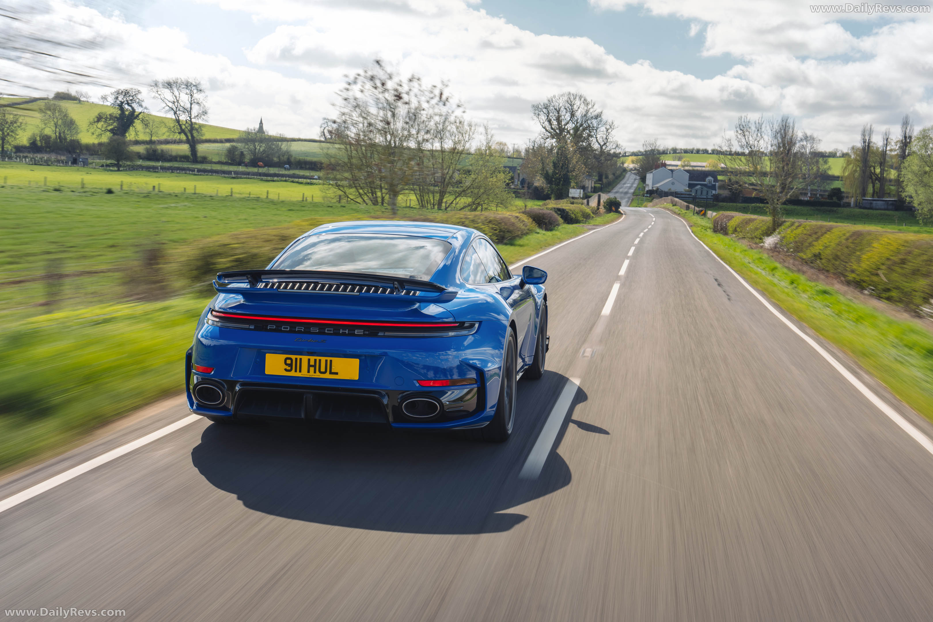 2026 Porsche 911 Turbo S 992 ll UK Version Rear View