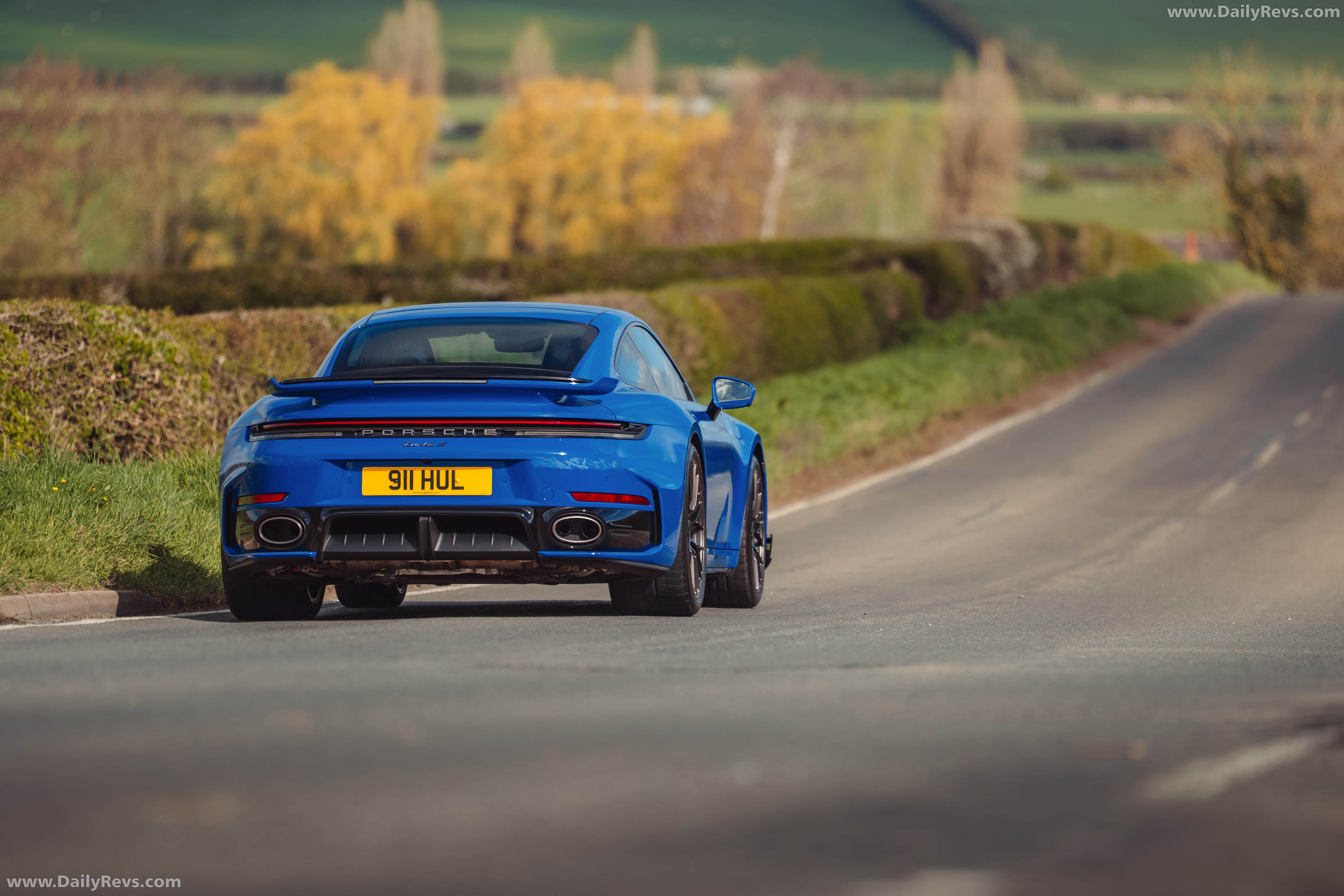 2026 Porsche 911 Turbo S 992 ll UK Version Rear View