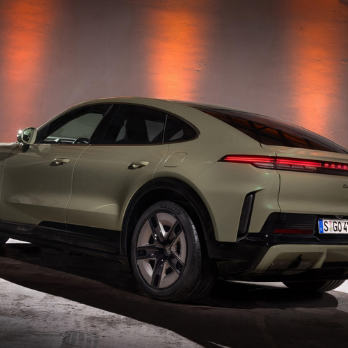 2027 Porsche Cayenne Turbo Coupe Electric Rear View