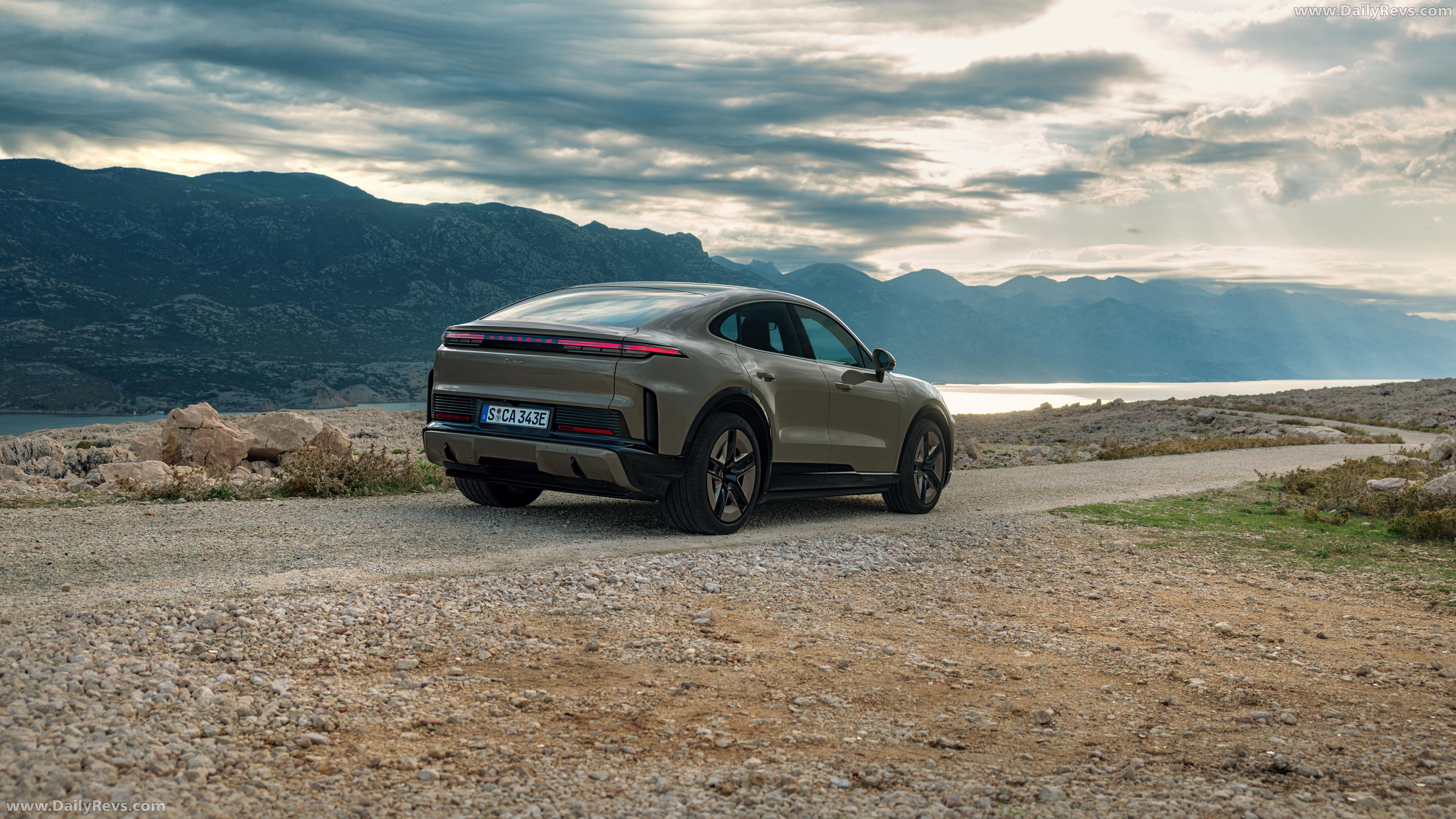 2027 Porsche Cayenne Turbo Coupe Electric Rear View