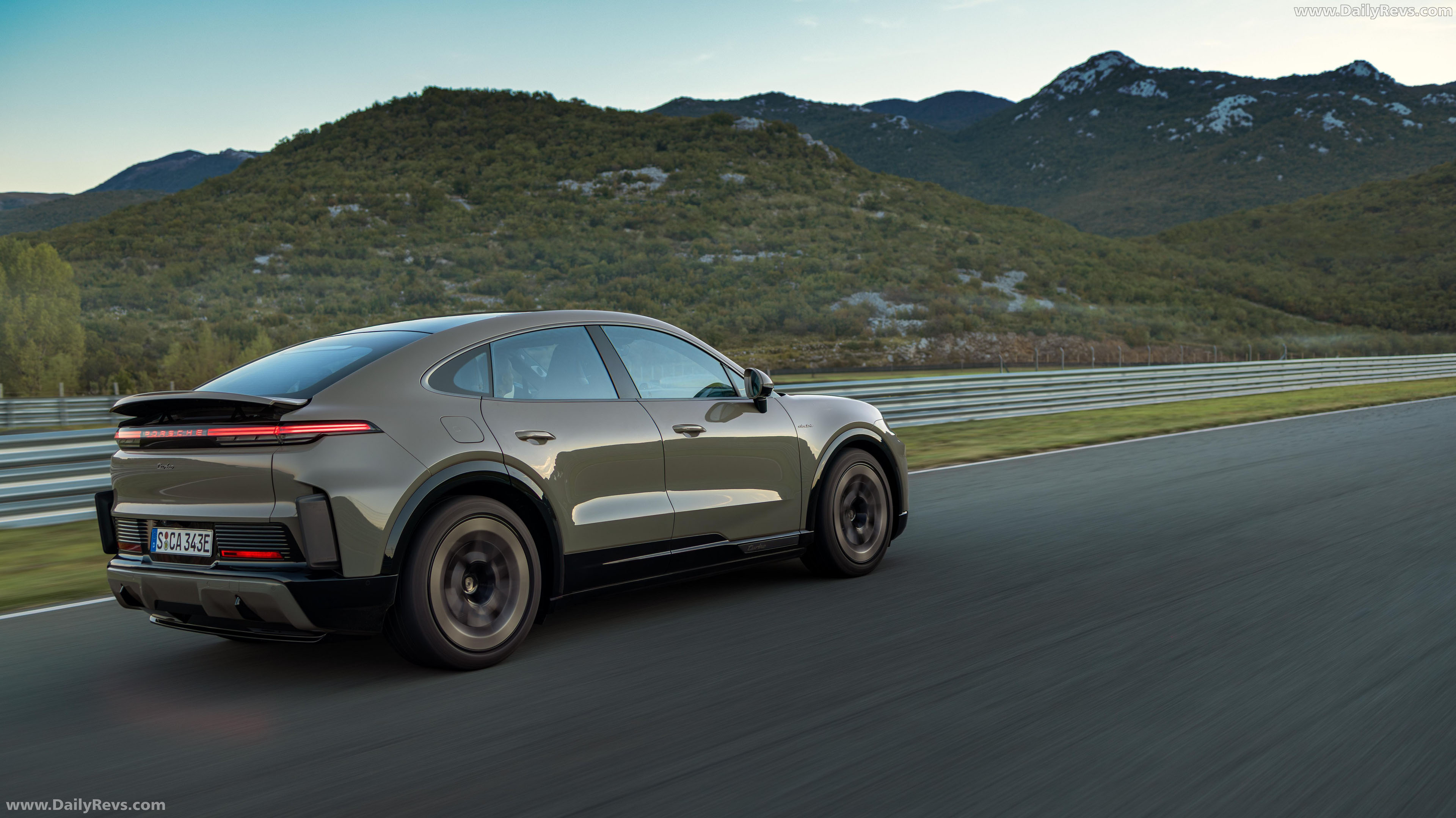 2027 Porsche Cayenne Turbo Coupe Electric Rear View