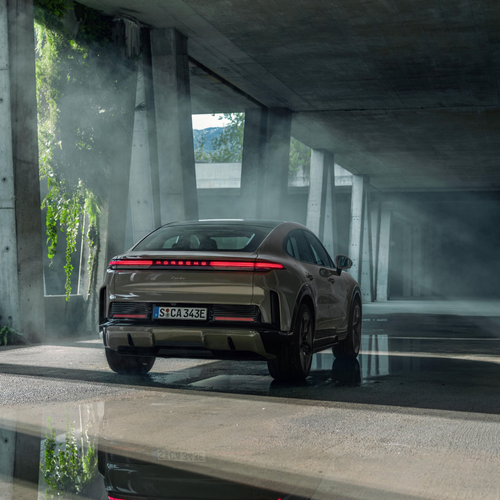 2027 Porsche Cayenne Turbo Coupe Electric Rear View