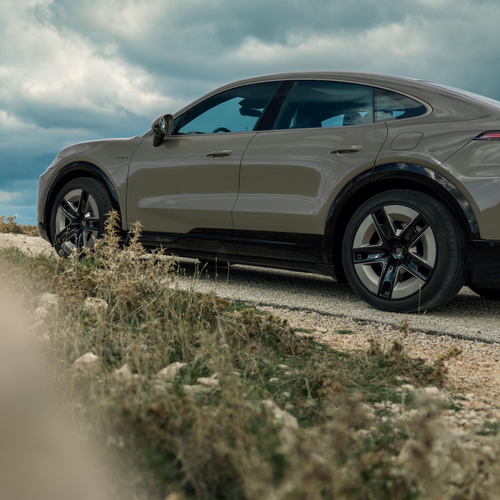 2027 Porsche Cayenne Turbo Coupe Electric Rear View