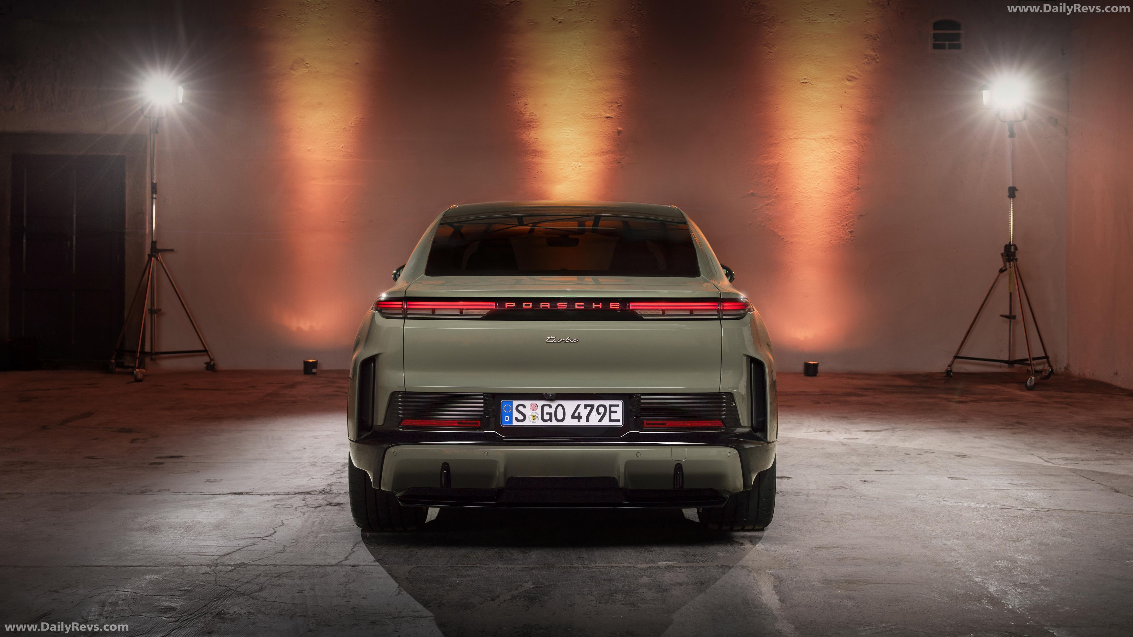 2027 Porsche Cayenne Turbo Coupe Electric Rear View