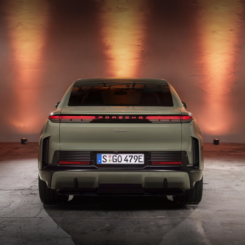 2027 Porsche Cayenne Turbo Coupe Electric Rear View